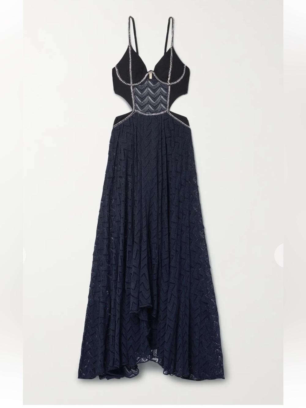 PatBO × Alessandra Ambrosio Hand
Beaded Bustier Maxi Dress in Black NWT - Picture 3 of 8